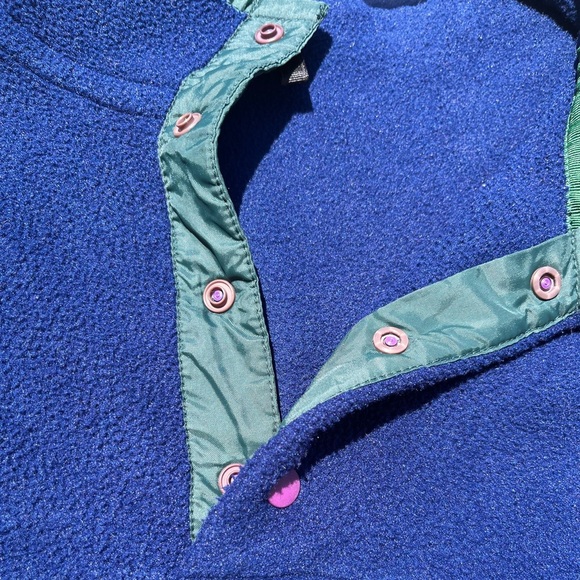 Men's Layers Sweater Blue Pullover NO SIZE Baselayer Camp Hike Outdoor PolarTec - Picture 5 of 13